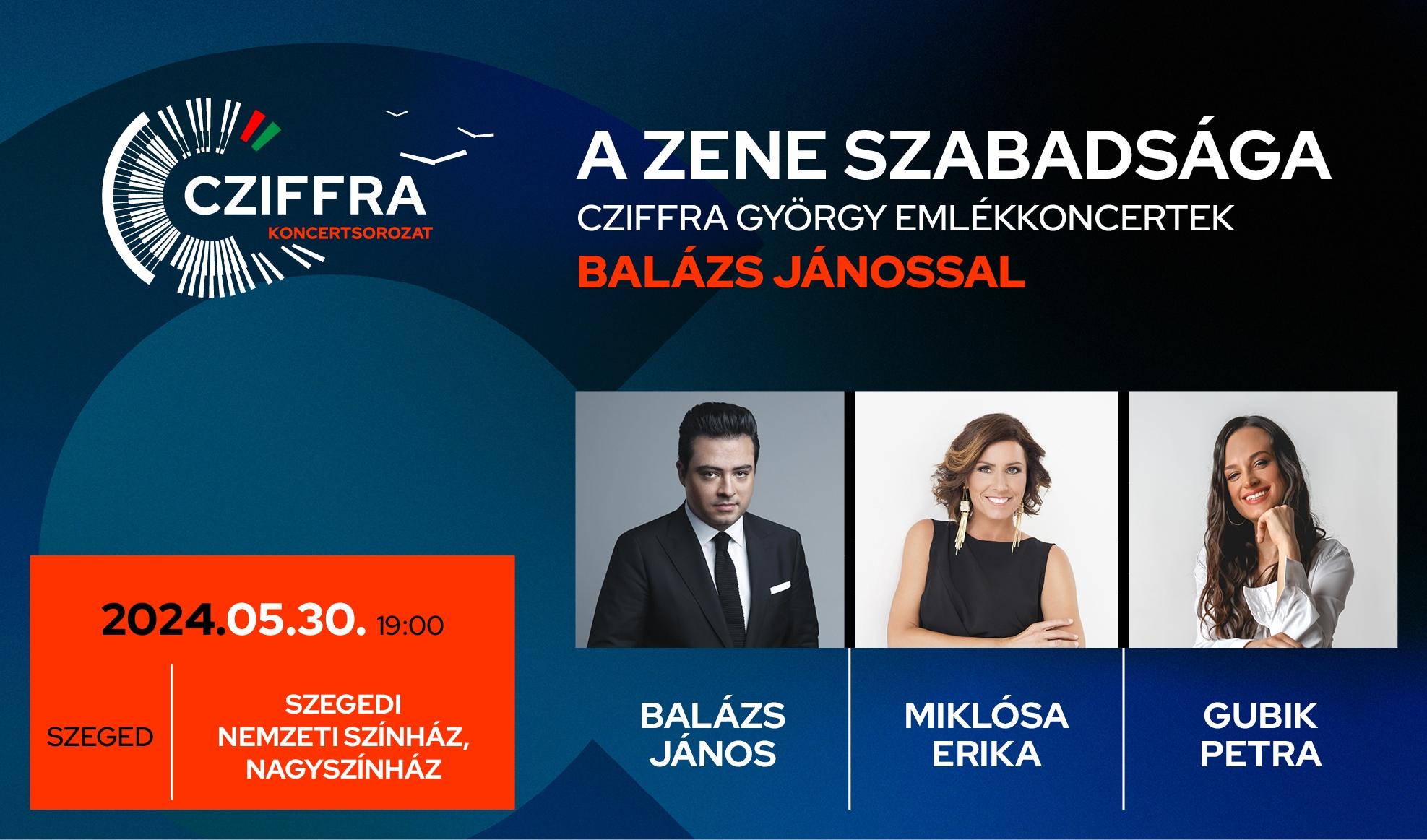 A zene szabadsága – Cziffra György emlékkoncert Balázs Jánossal hír képe A zene szabadsága – Cziffra György emlékkoncert Balázs Jánossal hír képe