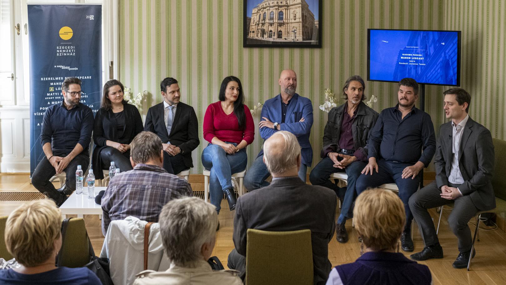 Közönségtalálkozó: Manon Lescaut és Des Grieux lovag szerelmi történetével nagy fába vágta a fejszét a szegedi operatagozat hír képe Közönségtalálkozó: Manon Lescaut és Des Grieux lovag szerelmi történetével nagy fába vágta a fejszét a szegedi operatagozat hír képe