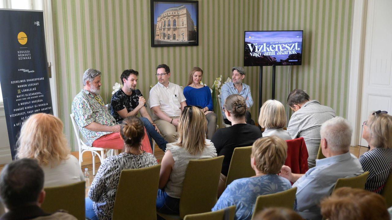 Közönségtalálkozó: Shakespeare szerelmes hajótörötteinek a parton a szíve kerül viharba hír képe Közönségtalálkozó: Shakespeare szerelmes hajótörötteinek a parton a szíve kerül viharba hír képe