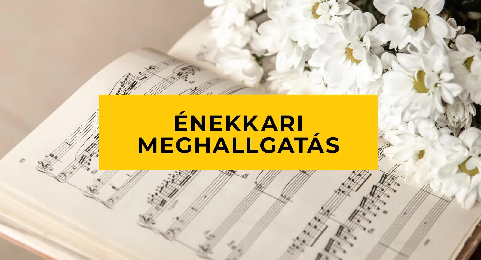 Próbaéneklés énekkari énekművész státuszra hír képe Próbaéneklés énekkari énekművész státuszra hír képe