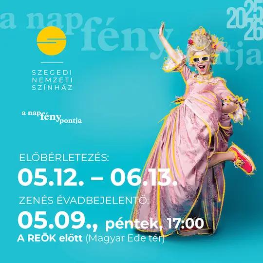 Zenés évadbejelentő a REÖK előtt hír képe Zenés évadbejelentő a REÖK előtt hír képe