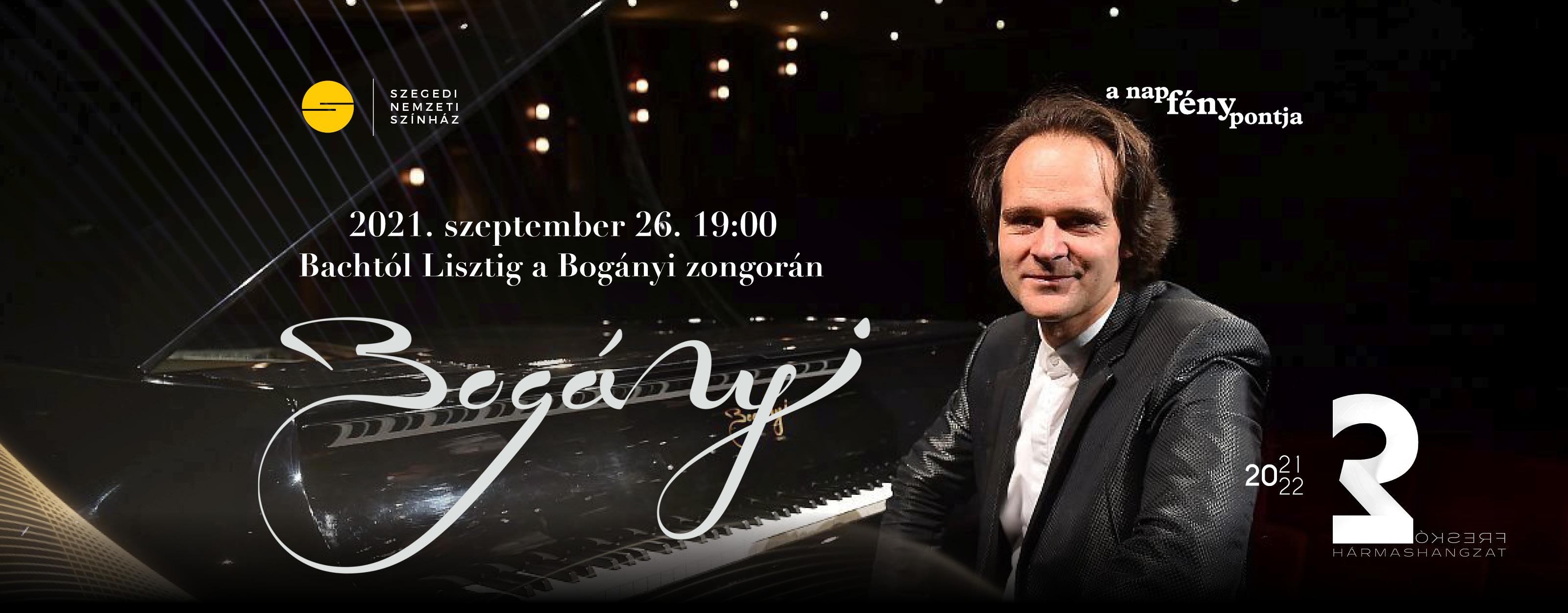 Bachtól Lisztig a Bogányi zongorán